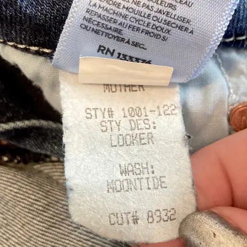 MOTHER Denim Mother The Looker Moontide Jeans Denim Size 26 Style 1001-122 Cut # 8932 Skinny