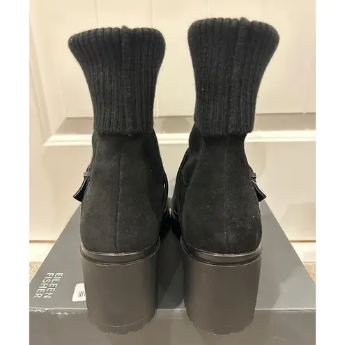 Blondo Roary Waterproof Black Boot Suede Size 9.5 NWT Pull On Side Buckle Detail thumbnail 9