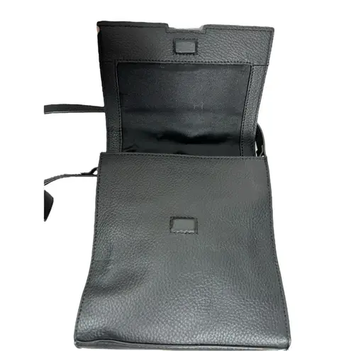 H by Halston Halston Black Leather Crossbody Bag Chic & Functional