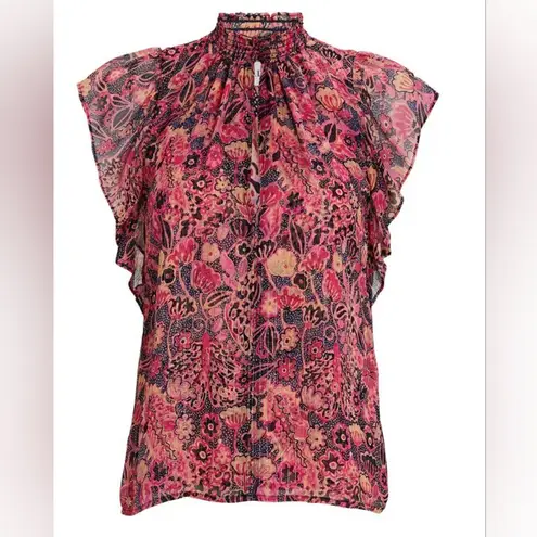 ALC Frank A.L.C. Hayley Floral Chiffon Top