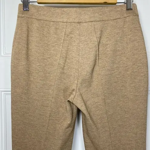 Akris Punto Ponte Knit Tapered Leg Stretchy Business Casual Pants in Tan Sz 4
