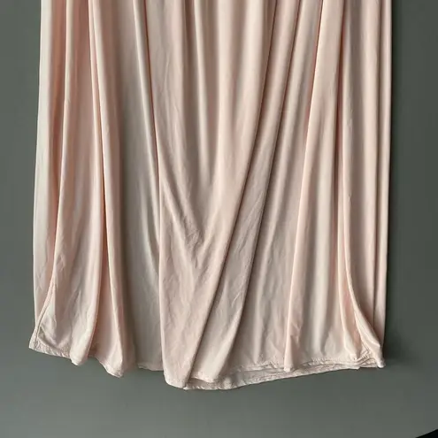 Pretty Little Thing sz 18 blouson pink maxi plunge A