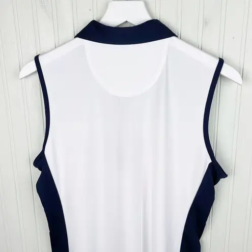 Callaway NEW Golf White Abstract Gradient Stripe Print Color Block Dress Size XL