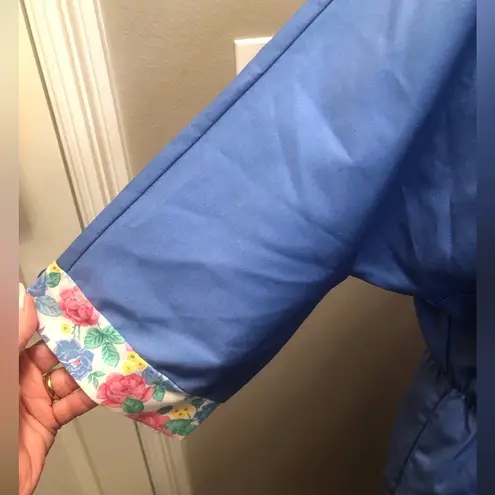 Very Vintage Azure Blue Jumpsuit Like New Size Large