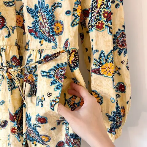 ALC Frank A.L.C. Myra Floral Paisley Shift Dress Boho Vacation Designer Size 10 LIKE NEW