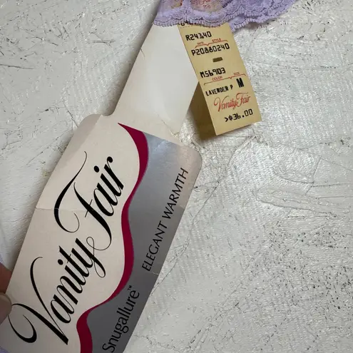 Vanity Fair Vintage Lavender Satin Lace Nightgown Long Sleeve M