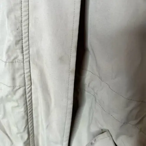 NYDJ Brushed Twill Anorak tan beige Plus Size hooded pockets zipper Jacket 1X