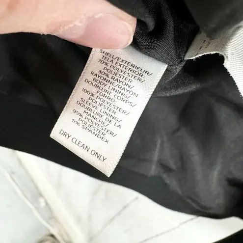 Ann Taylor Loft Women's 0 Single Button Blazer Long Sleeve Career Office Black