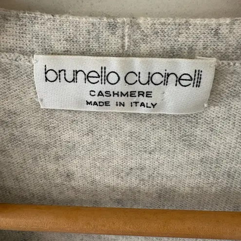 Brunello Cucinelli Cashmere Long Lightweight Cardigan. Size Small.