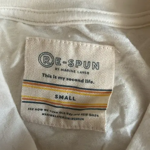 Marine layer NEW Re-Spun Stripe Long Sleeve T-Shirt, Size S, EXCELLENT!