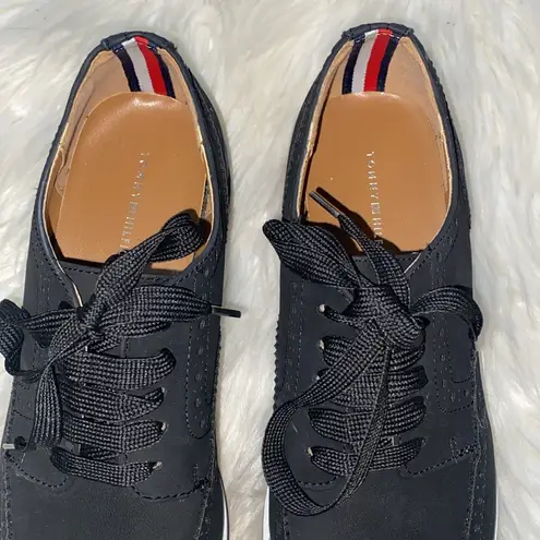 Tommy Hilfiger  Black and White Slip On Dress Shoes