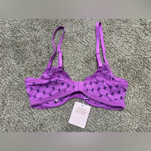 NWT Savage X Fenty Women’s Cotton Essentials Unlined Bra | Size: 36D Purple Size undefined