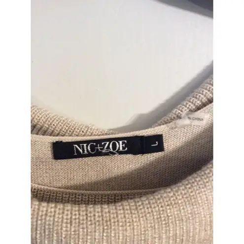 Nic+Zoe NWT Large L Cowl Neckline Sweater H171120 (148.00)