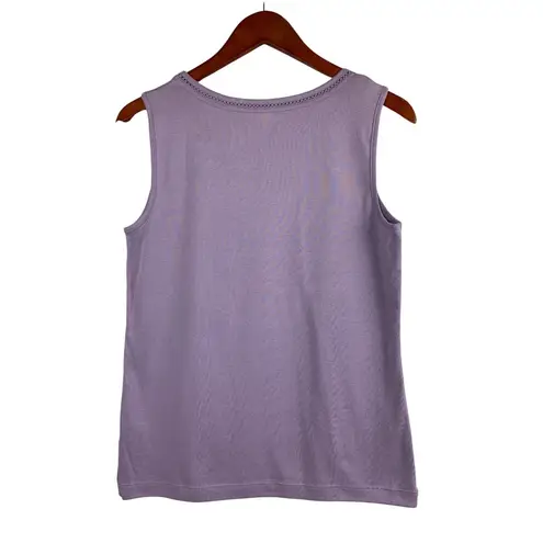 White Stag Womens Lavender Tank Top S 100% Cotton