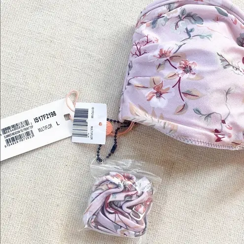 MINKPINK NWT  Summer Meadow Tie Front Bikini Top L