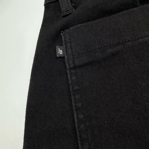 Judy Blue Jeans Womens 5/27 Jogger Black Stretch Denim Drawstring Hi Rise Cuffed