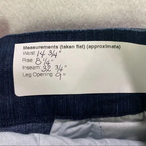 T’oui Stretch Dark Wash Denim Split Hem Flare Jean Blue Size undefined - Image 11