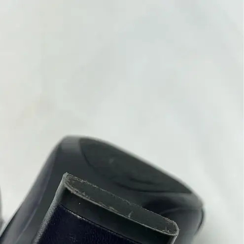 Easy Spirit LEATHER SLIP ON HEEL 8.5 W/2” HEEL DARK PURLE PREOWNED