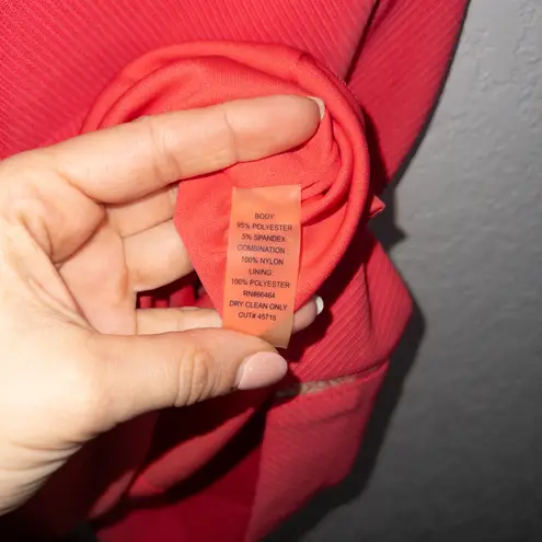 Julia Jordan New Pink Lace Ribbed Sheath Dress Size 8