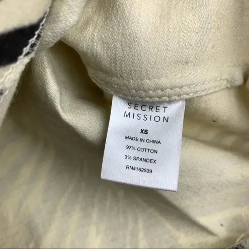 Secret Mission Terni Zebra Print Skirt XS NWT $180