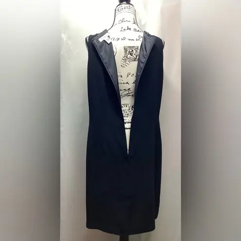 Amanda Smith 2 piece dress. Size 16. Black with blue trim.