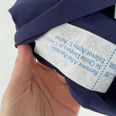 ANDIE NWT Swim The Banded Cheeky Bottom Bikini Bottoms Flat Navy Size XXXL NEW