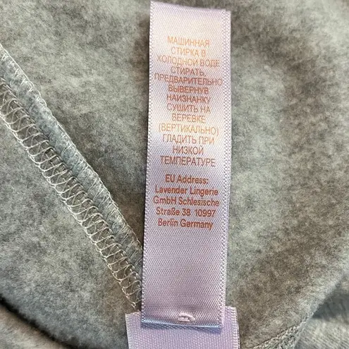 Savage X Fenty Lavender Lingerie Grey Heather Oversized Cardigan Cotton Blend XL