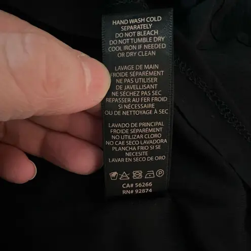 Ella Moss black embroidered halter neck sundress size small