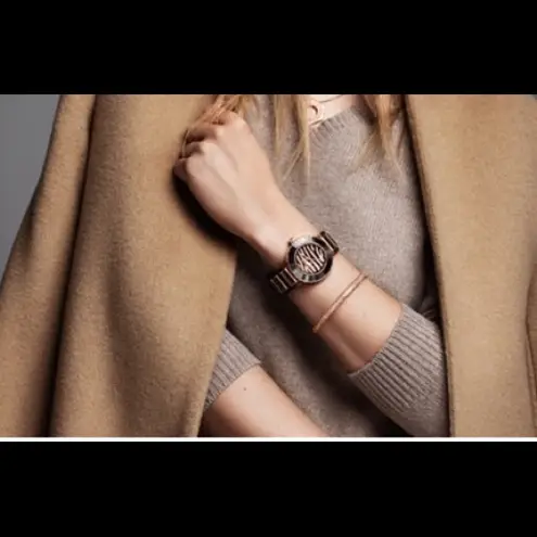 Swavorski Octea Sport Zebra Rose Gold Tone Watch 5080197