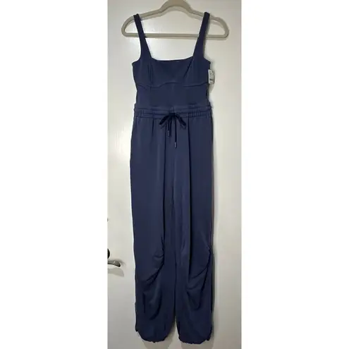 Free People  Inbound Onesie Midnight Navy Size Small NWT Chic Comfy Stretchy