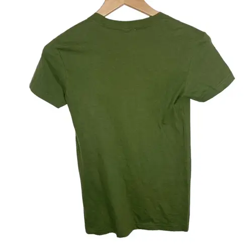 Koch Lucy sequined t-shirt in army green fox size XS