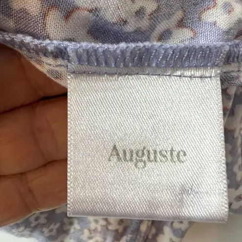 Auguste Lilac Floral Puff Sleeve Jumpsuit Size AU 8 (US 4) Purple