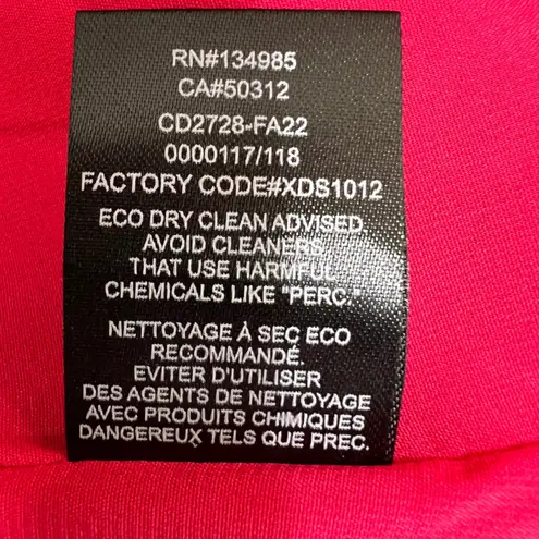 For Love & Lemons Mini Dress Floral Bustier Pink Red Satin Strappy Back Lg New