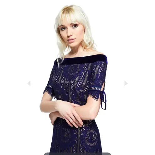 Tadashi Shoji NEW Rosina Off Shoulder Circular Lace Gown Size 10 AZE17702L