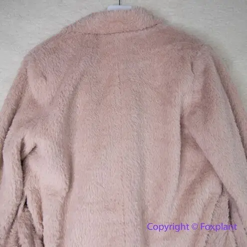 Free People New!  Cuff It Coat in pink,‎ size L