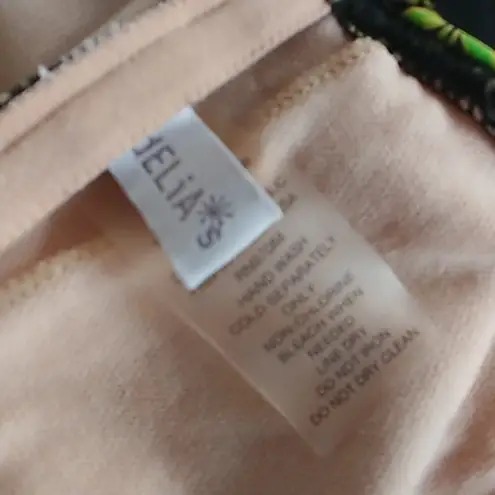 Delia's One Piece Pineapple Bathing suit Yellow Size L