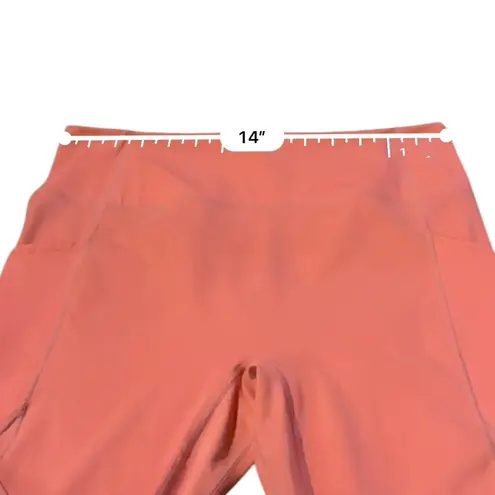 Le Ore Coral Pink High Rise Cropped Pull
