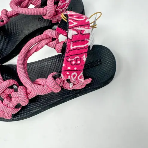 BRAND NEW Arizona Love Trekky Rope Pink Sandals, New with Tags Size 38 MSRP $140
