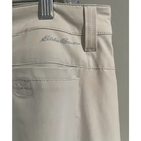 Eddie Bauer  Women's Cream Crop Activewear Pants Size 12