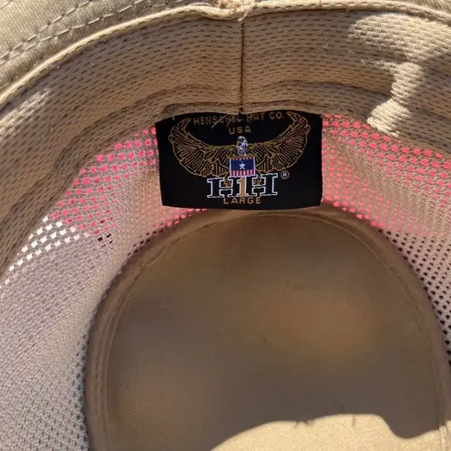 Henschel Hat Co Marine Aussie Breezer USA Khaki sun hat packable safari mesh Tan