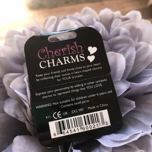 Cherish Charms Fairytale Princess Crown Charm Fairy Tale Pink Silvertone NEW