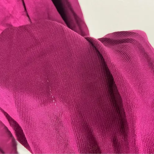 Burgundy Wine Color 100% Pashmina Fringe Trim Blanket Shawl Scarf Wrap