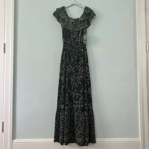 Ralph Lauren NWT Lauren  Floral Off The Shoulder Maxi Dress