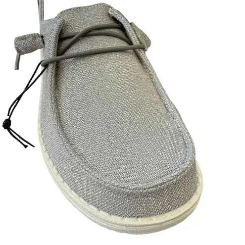 Hey Dude NIB Shoes Women's Wendy Stretch Sparkling Grey, Size 6