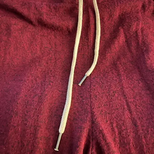 Ambiance Red Track Pants with Elastic Waistband and Drawstring Size 3X