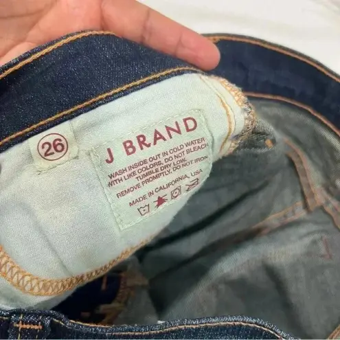 J Brand  Boot Leg Jeans Low Rise 818 Ink Medium Wash Y2K Size 26