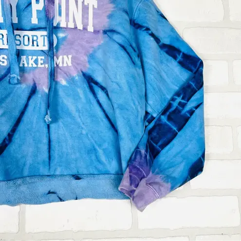 Tie Dye Crop Hoodie