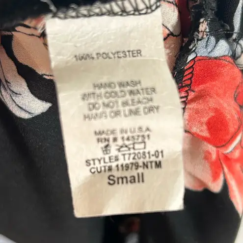 Peach Love California Peach Love Matching Floral Set Top And Shorts With Skirt Overlay Size Small