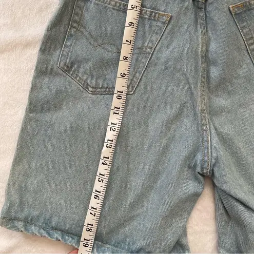 No Excuses Vintage Femme Fatale light washed Denim Shorts Womens Size 9 A4