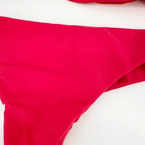 Mikoh Swim Pink Sunset II Bikini SET Top Medium Lanai Bottoms Small